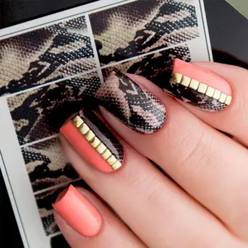 2019 New Unique Nail Art Sticker Snake Skin Black Blue Water Decals Ultra-thin Watermark Nail Art Transfer Sticker DIY
2019 New Unique Nail Art Sticker Snake Skin Black Blue Water Decals Ultra-thin Watermark Nail Art Transfer Sticker DIY