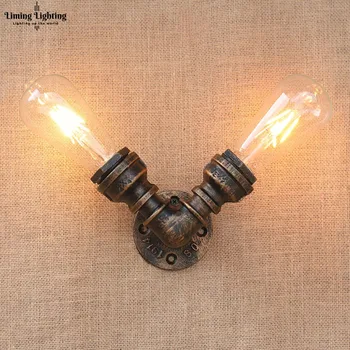 9 Modes Black Iron Vintage Water Pipe Wall Lamps Restaurant With Led/edison E27 AC 110v-220v Lights For Loft Bar Bedside Cafe
9 Modes Black Iron Vintage Water Pipe Wall Lamps Restaurant With Led/edison E27 AC 110v-220v Lights For Loft Bar Bedside Cafe