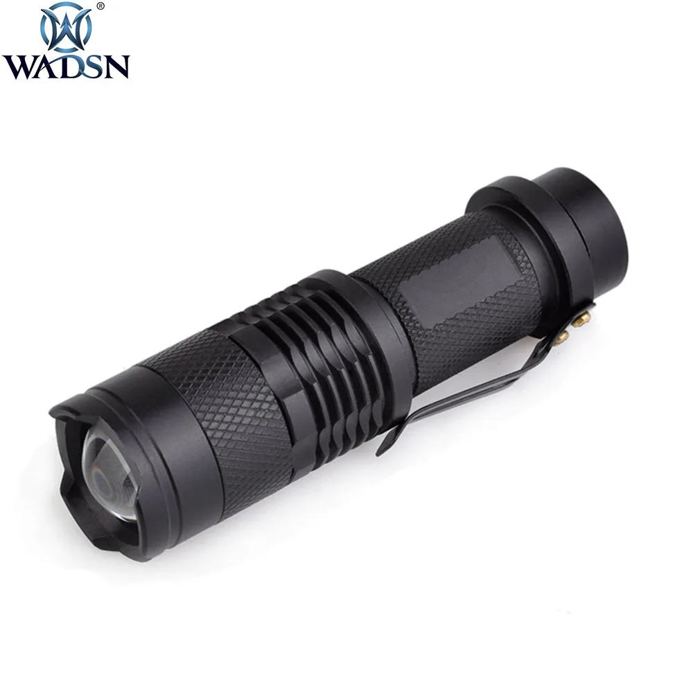 WADSN Mini Telescopic Zoom Flashlight 200 lumens Outdoor Sport Tactical Hunting Led Flashlight Strobe Flashlight
WADSN Mini Telescopic Zoom Flashlight 200 lumens Outdoor Sport Tactical Hunting Led Flashlight Strobe Flashlight
