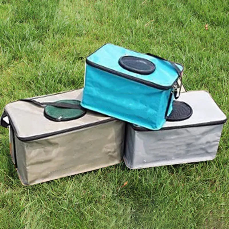 Fishing Bag Color Random Fabric Portable Canvas Square Fish Bucket Tackle Box Water Pail For Fishing
Fishing Bag Color Random Fabric Portable Canvas Square Fish Bucket Tackle Box Water Pail For Fishing