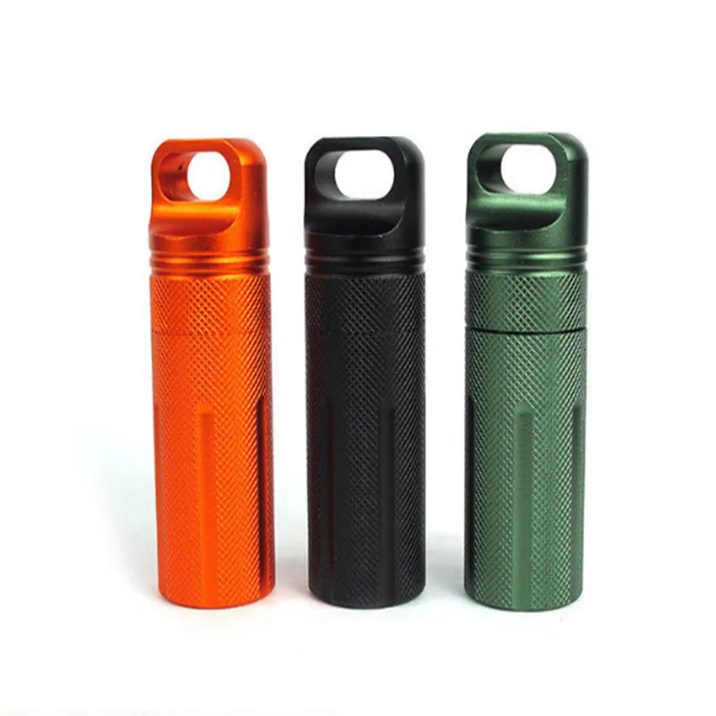 Outdoor CNC Waterproof Pill Storage Case EDC Seal Canister Survival Emergency Container
Outdoor CNC Waterproof Pill Storage Case EDC Seal Canister Survival Emergency Container