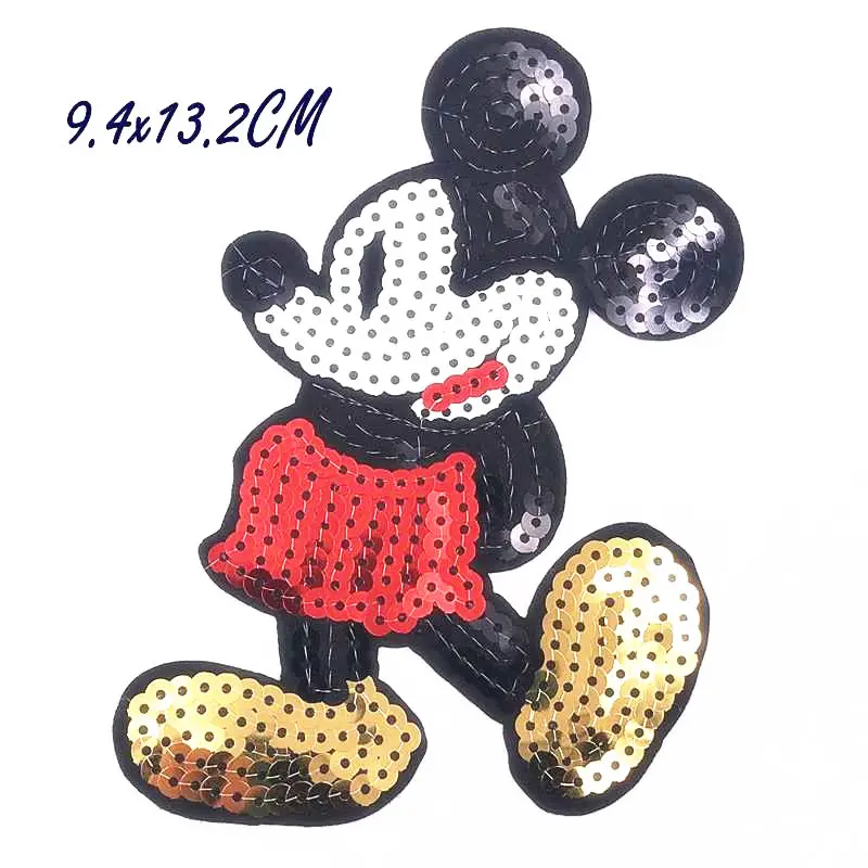 Cartoon 1PCS Mickey Minnie Daisy Donald Circle Embroidered sequined Patch Iron on Sew Applique Clothes Shoes Bags DIY Patches
Cartoon 1PCS Mickey Minnie Daisy Donald Circle Embroidered sequined Patch Iron on Sew Applique Clothes Shoes Bags DIY Patches