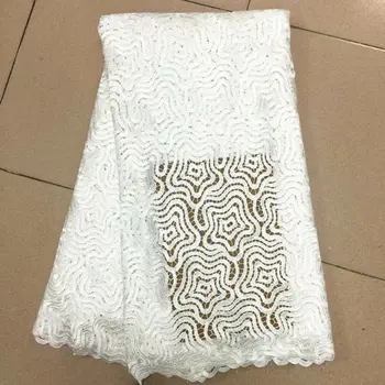 Beautiful African Lace Fabric High Quality Nigerian White Net Embroidery Wedding Dress French Mesh Guipure Lace Fabric 5 yards
Beautiful African Lace Fabric High Quality Nigerian White Net Embroidery Wedding Dress French Mesh Guipure Lace Fabric 5 yards