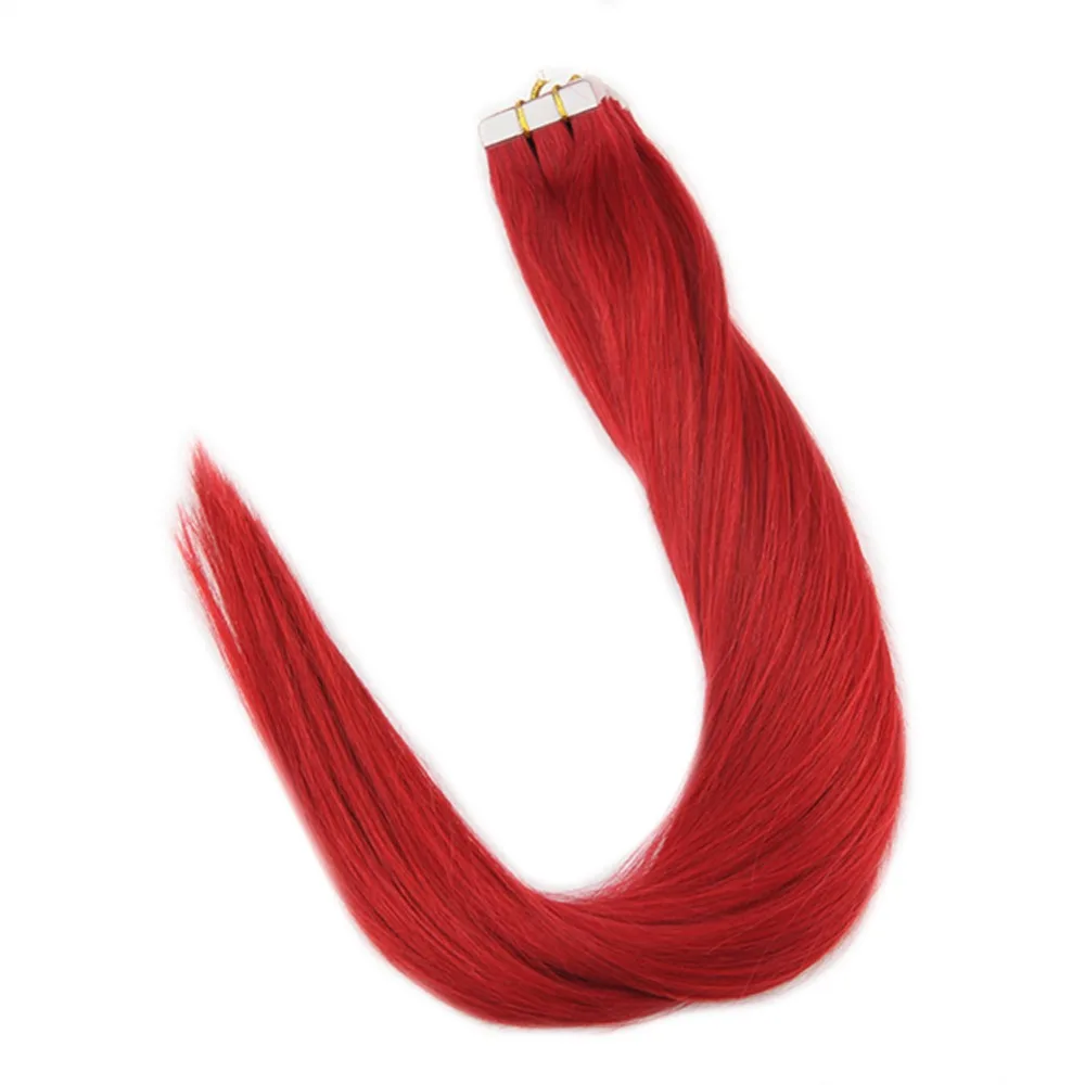 Full Shine Seamless Remy Tape on Hair Extensions Red 10 Pieces 25 Gram Per Package Brazilian 100% Real Human Hair Glue on Hair
Full Shine Seamless Remy Tape on Hair Extensions Red 10 Pieces 25 Gram Per Package Brazilian 100% Real Human Hair Glue on Hair