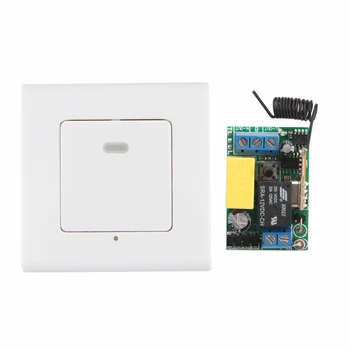 Smart Home Panel Wireless Wall Transmitter Remote AC 220V 1CH 10A Relay Mini Receiver Learning Code TX Input 220V Output AC220V
Smart Home Panel Wireless Wall Transmitter Remote AC 220V 1CH 10A Relay Mini Receiver Learning Code TX Input 220V Output AC220V