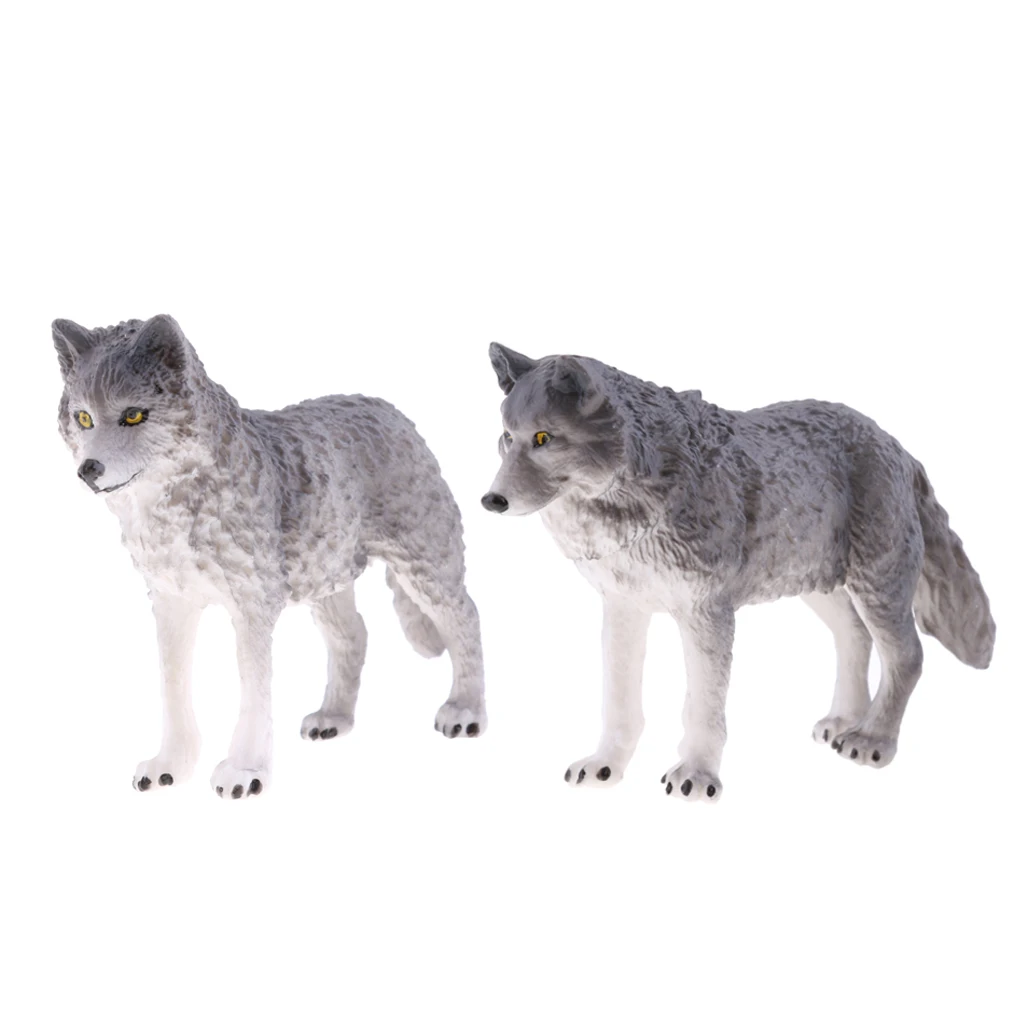 2PCS Simulation Wild Animal Model Gray Wolf Model Figurine Children Educational Toy for Home Decor, Table Ornament Gift
2PCS Simulation Wild Animal Model Gray Wolf Model Figurine Children Educational Toy for Home Decor, Table Ornament Gift