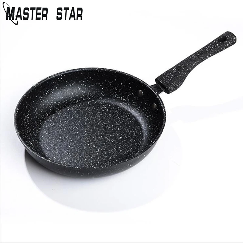 

Master Star Iron Frying Pans Non-stick Skillet 24CM Multi-purpose Pancake Steak Pan No Fumes Use For Gas And Induction Cooker