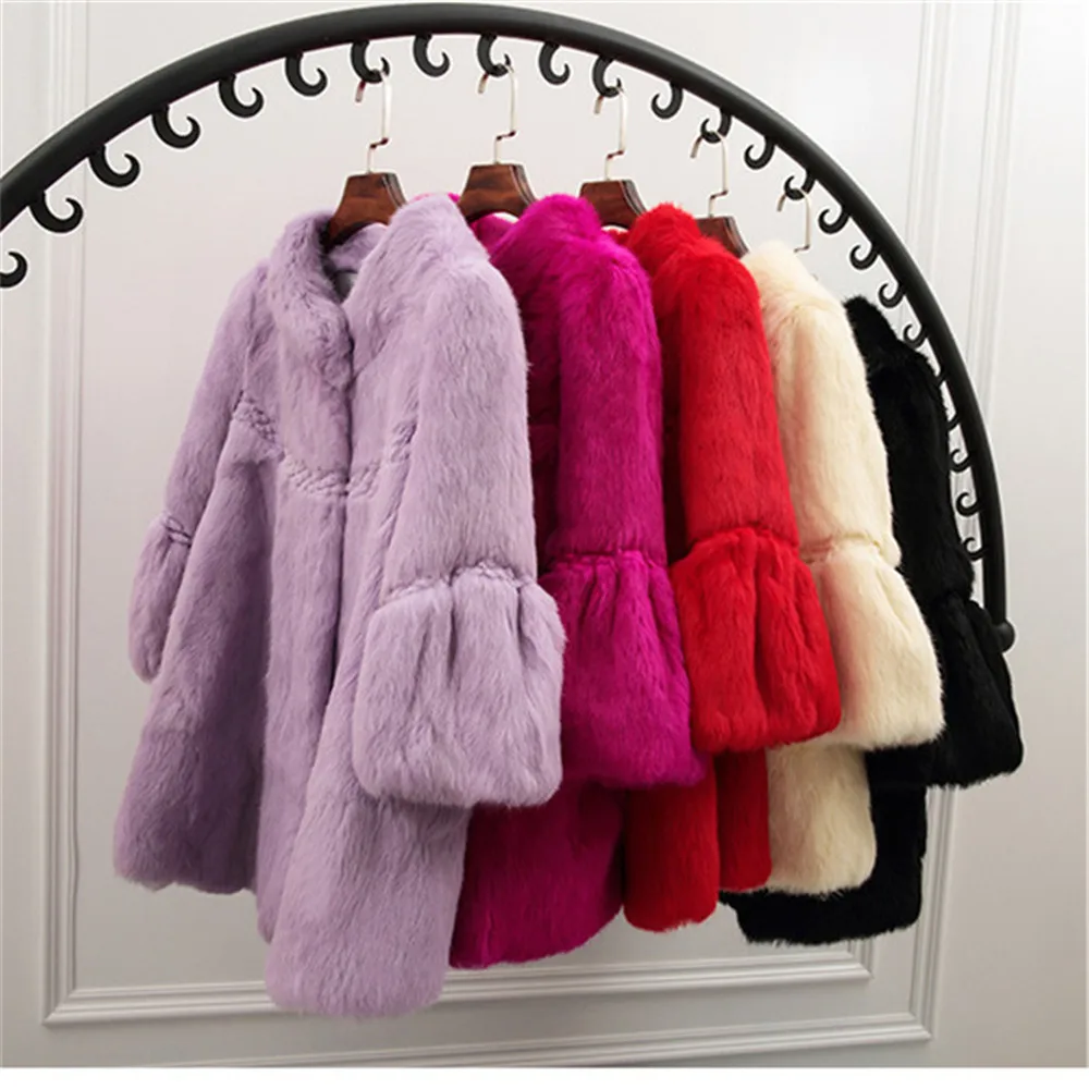 Ethel Anderson Women 100% Real Rabbit Fur 3/4 Sleeve Jacket Coat Hip-Length Overcoat Outwear Fashion Cute
Ethel Anderson Women 100% Real Rabbit Fur 3/4 Sleeve Jacket Coat Hip-Length Overcoat Outwear Fashion Cute
