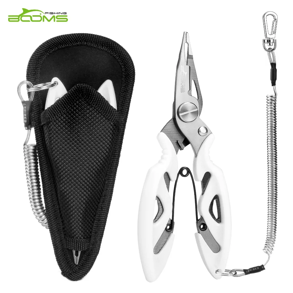 Booms Fishing H2 Fishing Pliers Mini Stainless steel Split Ring Line Cutter Scissors Hook Remover Tools with Lanyard and Sheath
Booms Fishing H2 Fishing Pliers Mini Stainless steel Split Ring Line Cutter Scissors Hook Remover Tools with Lanyard and Sheath