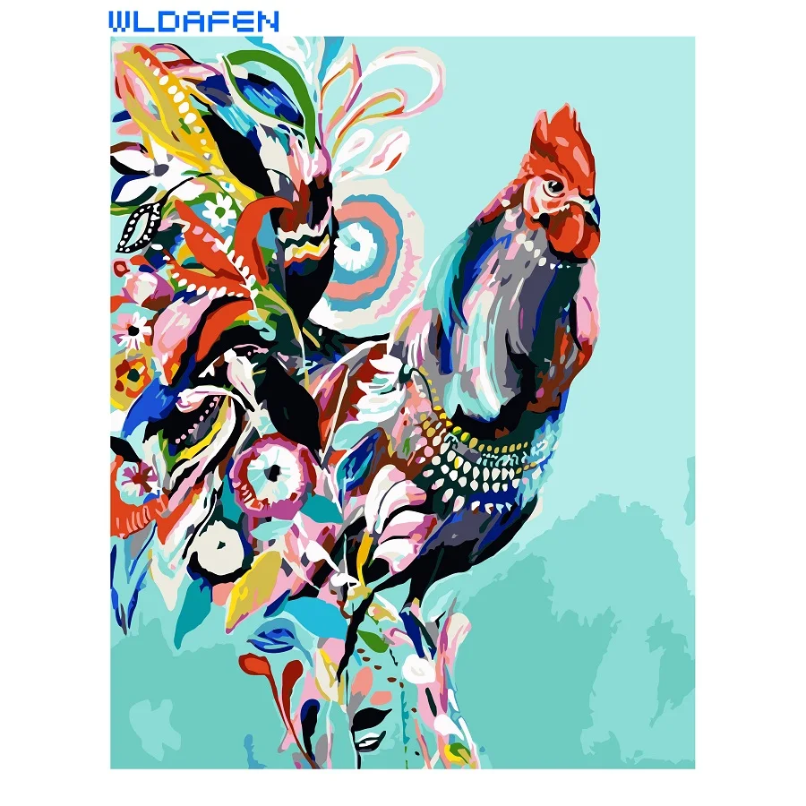 Frameless The Colorful chicken Animal DIY Painting By Numbers Kits Coloring Oil On Canvas Drawing Home Artwork Wall Art
Frameless The Colorful chicken Animal DIY Painting By Numbers Kits Coloring Oil On Canvas Drawing Home Artwork Wall Art