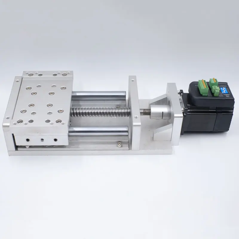 Electric CNC Sliding Table Stroke 100mm SFU1605 C7 Ballscrew+ Nema23 2Nm Integrate Closed Loop Stepper Drive Motor 36V
Electric CNC Sliding Table Stroke 100mm SFU1605 C7 Ballscrew+ Nema23 2Nm Integrate Closed Loop Stepper Drive Motor 36V
