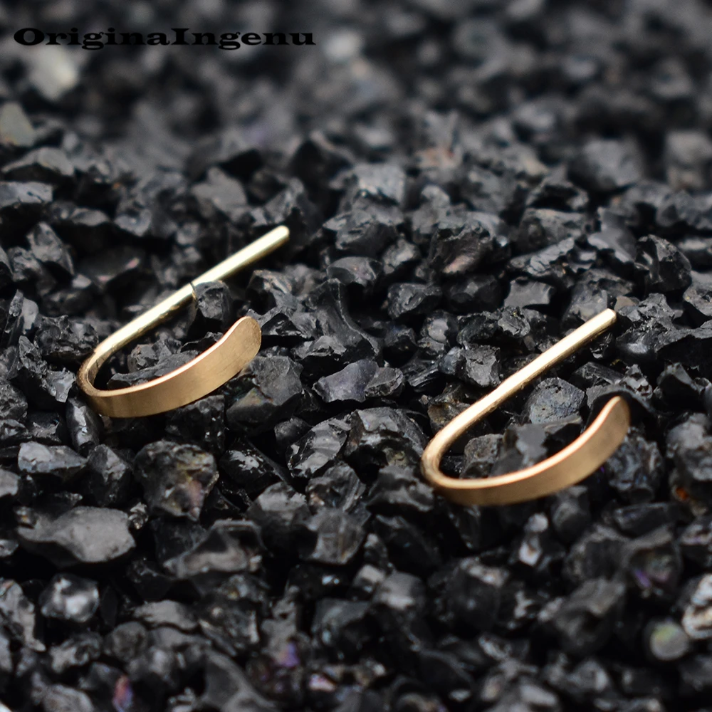 Jewelry Oorbellen Earrings Handmade Minimalist Hammered Smooth Surface Bending Stud Gift Jewelry Pendientes Earrings for Women
Jewelry Oorbellen Earrings Handmade Minimalist Hammered Smooth Surface Bending Stud Gift Jewelry Pendientes Earrings for Women