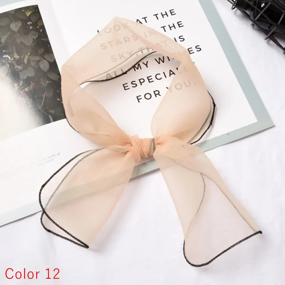 Fashion Women Chic Elegant Little Scarf Women Square Silk Scarf Neckerchief Sheer Silk Organza Neckerchief Hair Tie Band
Fashion Women Chic Elegant Little Scarf Women Square Silk Scarf Neckerchief Sheer Silk Organza Neckerchief Hair Tie Band