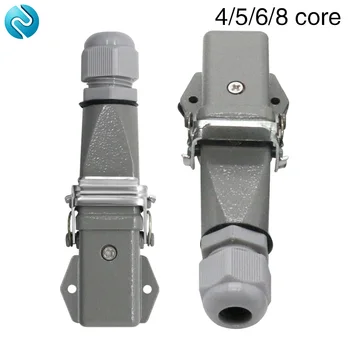 Heavy duty connector 4 core (3+1)5 core (4 +1)6 core (5+1)8 core (7+1)-3 gas plug 250V Horizontal aviation plug.
Heavy duty connector 4 core (3+1)5 core (4 +1)6 core (5+1)8 core (7+1)-3 gas plug 250V Horizontal aviation plug.