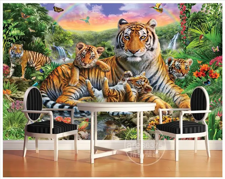 3d wallpaper custom 3d murals wallpaper Animals wall Tropical rain forest animals tiger plants forest butterfly waterfall murals
3d wallpaper custom 3d murals wallpaper Animals wall Tropical rain forest animals tiger plants forest butterfly waterfall murals