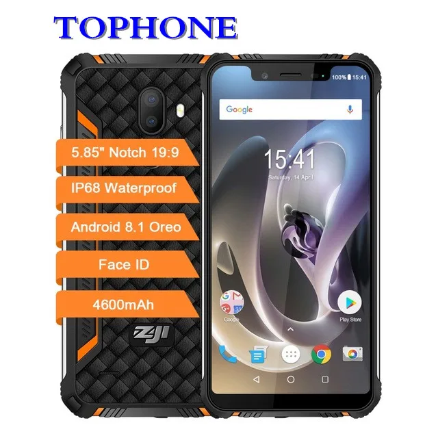 Оригинальный HOMTOM зоджи Z33 IP68 Водонепроницаемый 13MP Смартфон Android 8 1 5 85