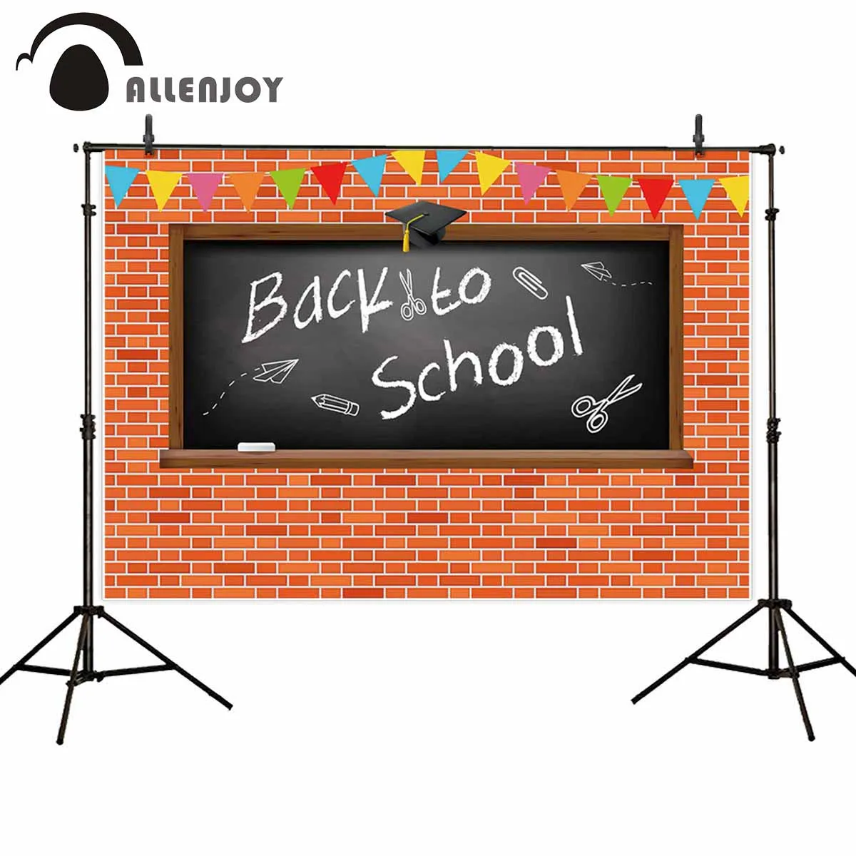 Allenjoy photographic backdrop brick wall studnet blackboard back to school background photocall photobooth photozone printing
Allenjoy photographic backdrop brick wall studnet blackboard back to school background photocall photobooth photozone printing