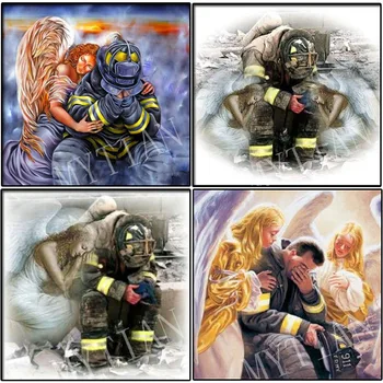 New full square/round 5D diy diamond painting"firefighter with angel"embroidery pattern 3D cross stitch kit mosaic wall sticker
New full square/round 5D diy diamond painting"firefighter with angel"embroidery pattern 3D cross stitch kit mosaic wall sticker
