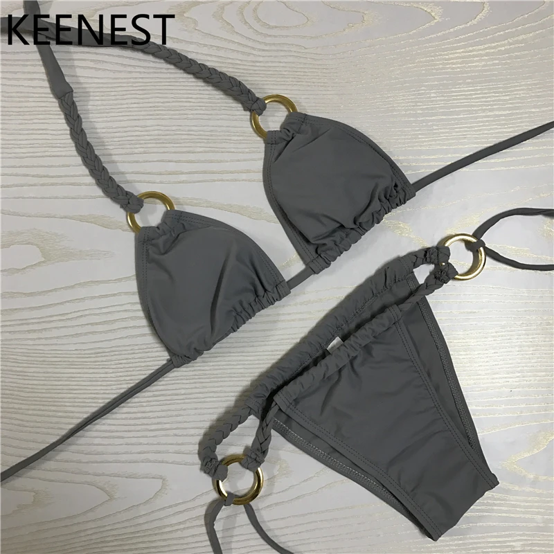 KEENEST Bikini Swimsuit Women Swimwear Bikinis Brazilian Beachwear Push Up Bikini 2018 Bandage Biquini
KEENEST Bikini Swimsuit Women Swimwear Bikinis Brazilian Beachwear Push Up Bikini 2018 Bandage Biquini