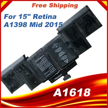11.36V 99.5Wh Original A1398 A1618 Laptop Battery For MacBook Pro Retina 15'' 15.4" 2015 020-00079 MJLQ2LL/A MJLT2LL/A
11.36V 99.5Wh Original A1398 A1618 Laptop Battery For MacBook Pro Retina 15'' 15.4" 2015 020-00079 MJLQ2LL/A MJLT2LL/A
