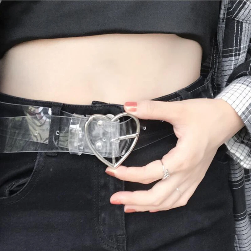 Fashion Transparent Leather Belt For Women Metal Heart Buckle Corset Belt Wedding Party Dress Decor Crystal Waistband Ladies
Fashion Transparent Leather Belt For Women Metal Heart Buckle Corset Belt Wedding Party Dress Decor Crystal Waistband Ladies