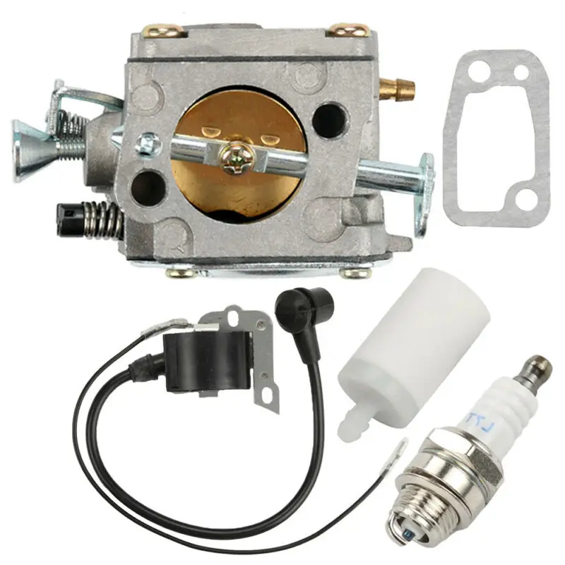 Carburetor+Ignition Coil+Fuel Filter+Spark Plug+Gasket For HUSQVARNA 61 266 268 272 272XP Chainsaw Carb
Carburetor+Ignition Coil+Fuel Filter+Spark Plug+Gasket For HUSQVARNA 61 266 268 272 272XP Chainsaw Carb