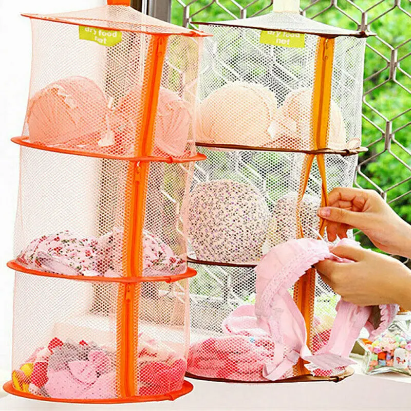 Windproof Clothes Dryer Net 3 Layers Folding Underwear Socks Clothes Airing Net For Sweaters Hanging Drying Rack Laundry Basket
Windproof Clothes Dryer Net 3 Layers Folding Underwear Socks Clothes Airing Net For Sweaters Hanging Drying Rack Laundry Basket