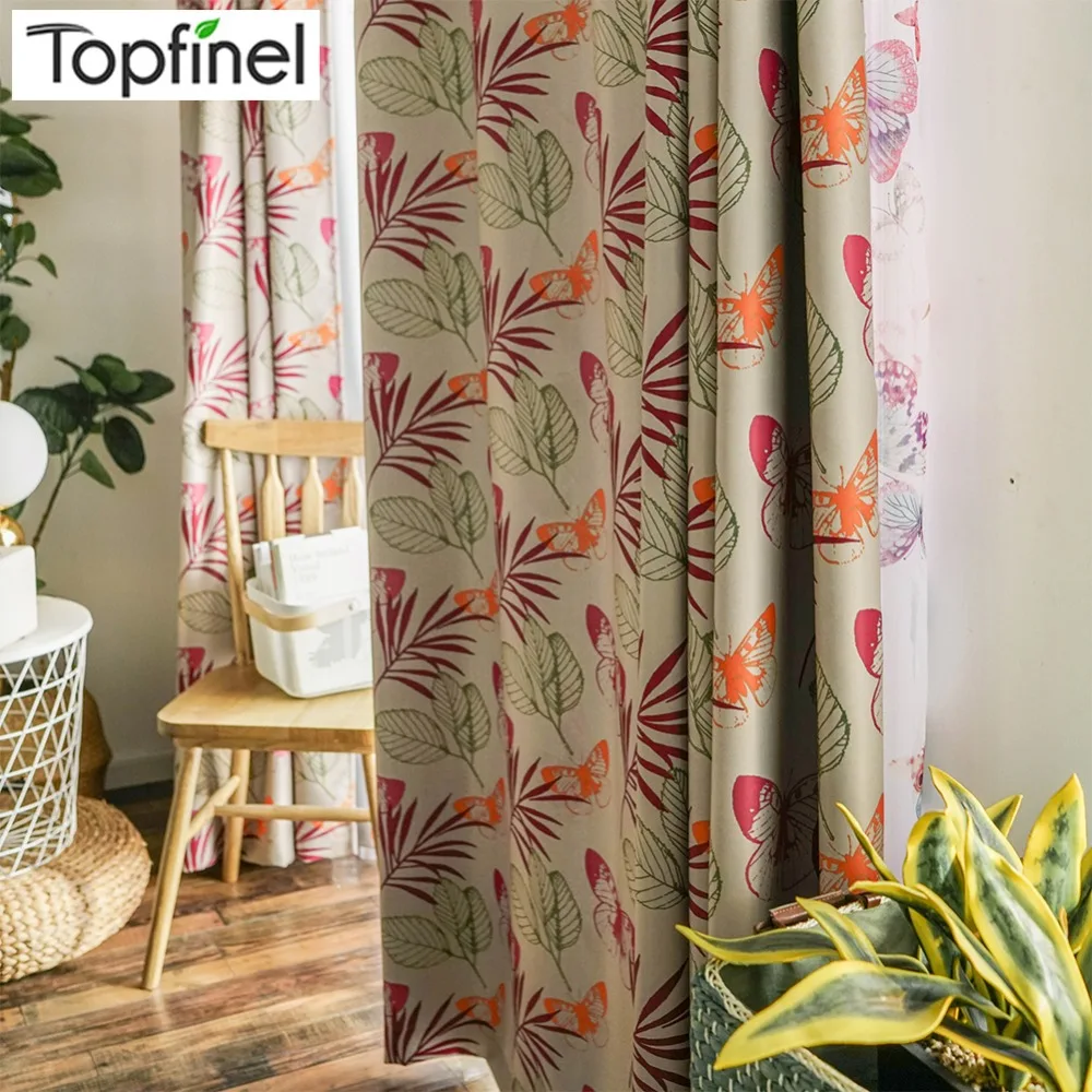 Topfinel Elegant Butterfly and Leaves Pattern Blackout Window Curtains For Living Room Bedroom Decorative Kitchen Window Screen
Topfinel Elegant Butterfly and Leaves Pattern Blackout Window Curtains For Living Room Bedroom Decorative Kitchen Window Screen