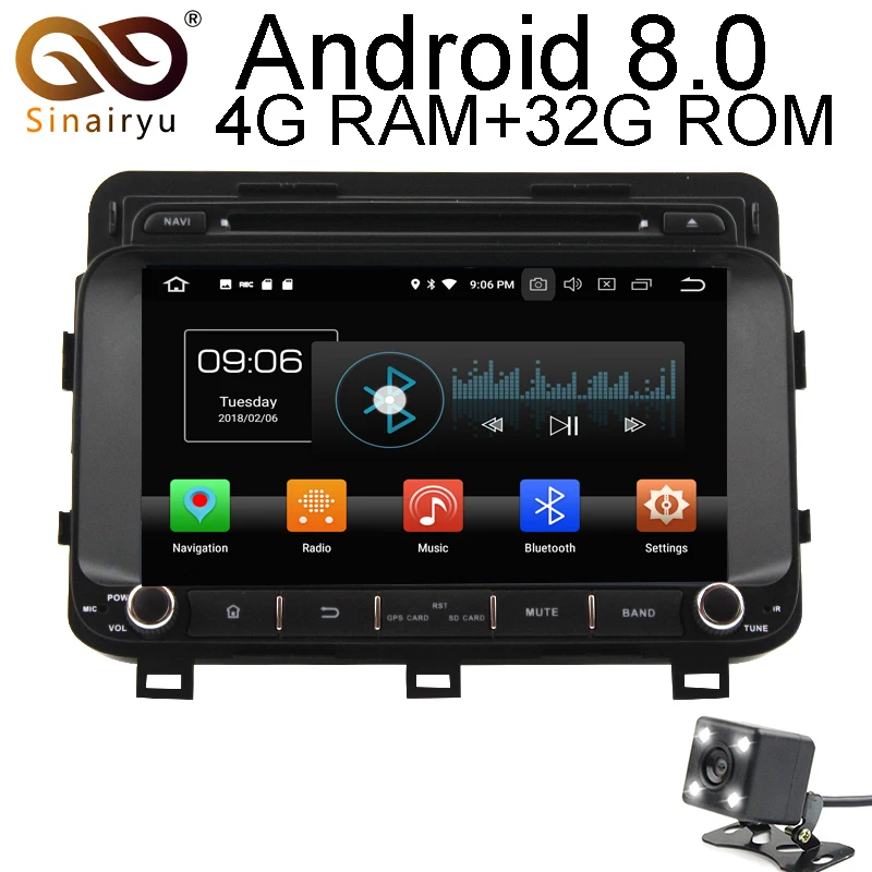 Sinairyu Octa Core 8" Android 8.0 4GB RAM DAB+ RDS SWC BT Car DVD Player Stereo Radio For Kia OPTIMA K5 2014 2015 GPS Navigation
Sinairyu Octa Core 8" Android 8.0 4GB RAM DAB+ RDS SWC BT Car DVD Player Stereo Radio For Kia OPTIMA K5 2014 2015 GPS Navigation