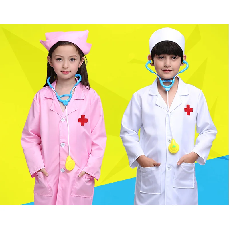 Kids Doctor Cosplay Costumes Baby Girls Nurse Uniforms Role Play Halloween Party Wear Fancy Girls Cosplay Doctor Jacket
Kids Doctor Cosplay Costumes Baby Girls Nurse Uniforms Role Play Halloween Party Wear Fancy Girls Cosplay Doctor Jacket