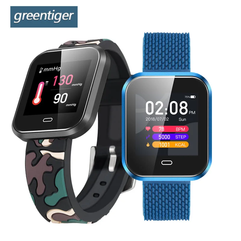 Greentiger CD16 Smart Watch Fitness Tracker Heart Rate Monitor Men Smart Wristband Waterproof Bluetooth Smart Bracelet Android
Greentiger CD16 Smart Watch Fitness Tracker Heart Rate Monitor Men Smart Wristband Waterproof Bluetooth Smart Bracelet Android