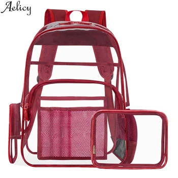 Aelicy Girl Outdoor Jelly School Bag Women Fashion Candy Color Transparent Backpacks Female Solid Pvc Shoulder School Bag
Aelicy Girl Outdoor Jelly School Bag Women Fashion Candy Color Transparent Backpacks Female Solid Pvc Shoulder School Bag