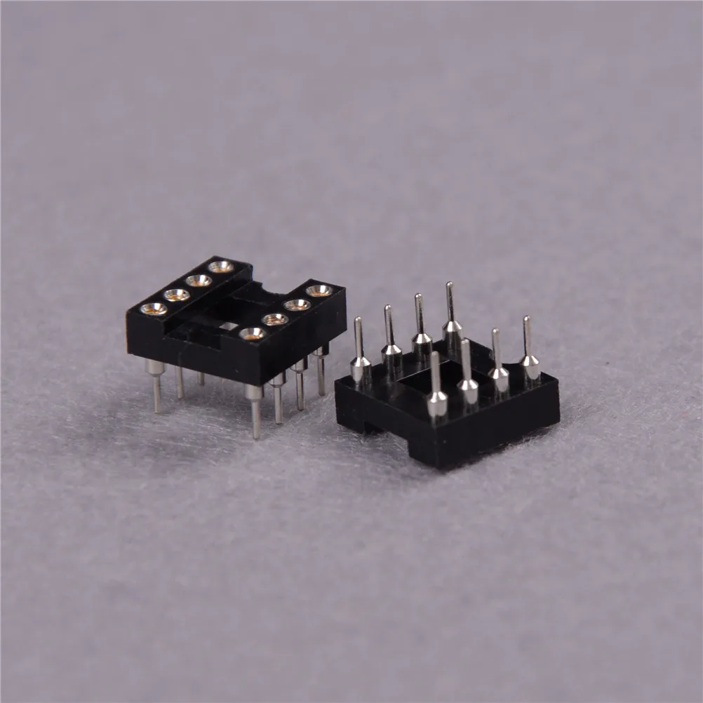 10pcs/lot Dip-8 Round Ic Socket 8 Pin 8pin 8p Round Hole Dip Ic Sockets Adaptor Solder Type
10pcs/lot Dip-8 Round Ic Socket 8 Pin 8pin 8p Round Hole Dip Ic Sockets Adaptor Solder Type