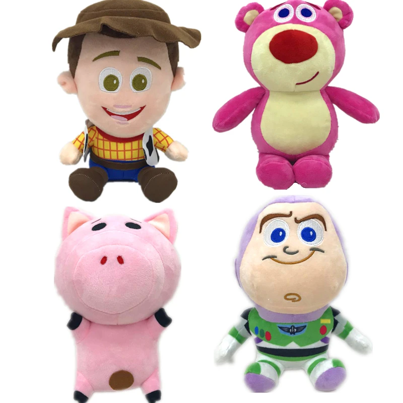 Disney Toy Story 4 Plush toy Buzz Lightyear Sheriff Woody Plush Filling Strawberry bear Dinosaur Action figure Toys For Children
Disney Toy Story 4 Plush toy Buzz Lightyear Sheriff Woody Plush Filling Strawberry bear Dinosaur Action figure Toys For Children