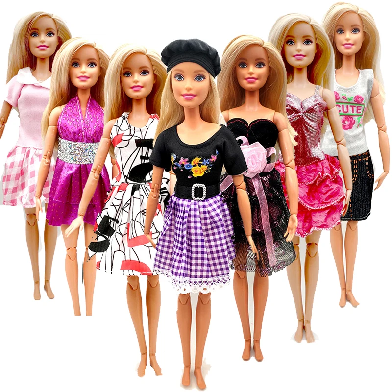 For Original Barbie Doll Clothes Accessories DIY Fashion Handmade Party Girls Style Wear Blouse Dress Skirt for 29cm Dolls Set
For Original Barbie Doll Clothes Accessories DIY Fashion Handmade Party Girls Style Wear Blouse Dress Skirt for 29cm Dolls Set