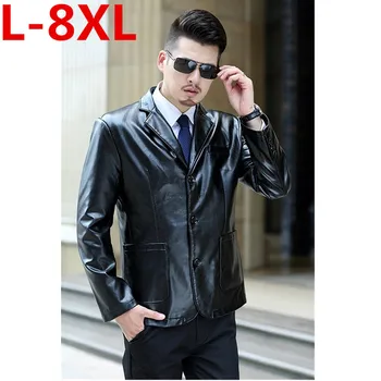 Plus size 8XL 7XL 6XL 5XL 4XL Winter Autumn Brand PU Leather Jacket Men Motorcycle Leather Jackets Overcoat Jaqueta High Quality
Plus size 8XL 7XL 6XL 5XL 4XL Winter Autumn Brand PU Leather Jacket Men Motorcycle Leather Jackets Overcoat Jaqueta High Quality