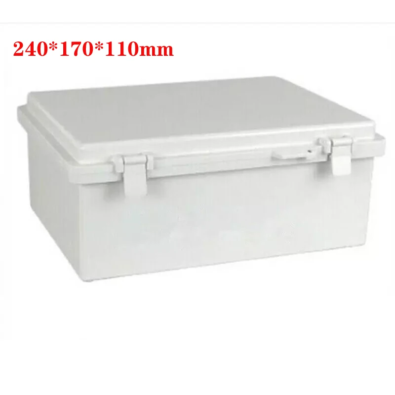 1pc Waterproof Electronic Junction Box Screw Plastic Sealed Enclosure Case Shell Outdoor Terminal Cable Box 240x170x110mm
1pc Waterproof Electronic Junction Box Screw Plastic Sealed Enclosure Case Shell Outdoor Terminal Cable Box 240x170x110mm