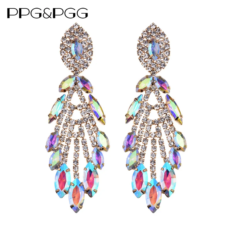 PPG&PGG Hot Drop Earrings AB Shine Glass Beads Cheap Wedding Engagement Fashion Statement Dangle Earrings For Women Wholesale
PPG&PGG Hot Drop Earrings AB Shine Glass Beads Cheap Wedding Engagement Fashion Statement Dangle Earrings For Women Wholesale