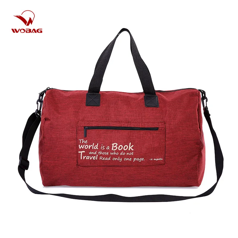 Wobag Women Travel Bag New Oxford Letter Foldable Men Duffle Bags High Capacity Organizer Packing Cubes Crossbody Commuting
Wobag Women Travel Bag New Oxford Letter Foldable Men Duffle Bags High Capacity Organizer Packing Cubes Crossbody Commuting