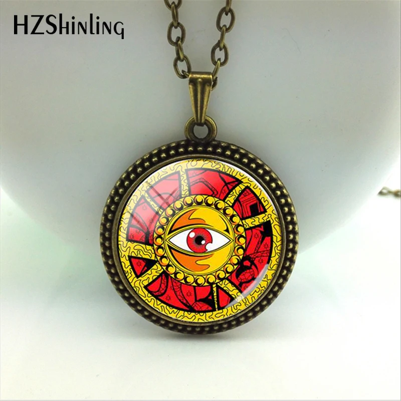 Retro Personality Red Eye of Devil Vintage Bronze Chain Necklace Hippie Style Evil Eyes Art Glass Dome Pendant Necklace Jewelry
Retro Personality Red Eye of Devil Vintage Bronze Chain Necklace Hippie Style Evil Eyes Art Glass Dome Pendant Necklace Jewelry