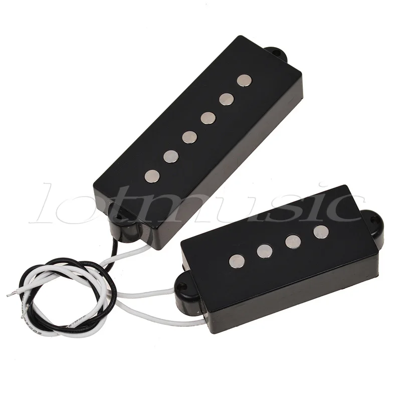Electric Bass Pickups 5 String for P Bass Parts Accessories Noiseless Bridge Neck Set Black
Electric Bass Pickups 5 String for P Bass Parts Accessories Noiseless Bridge Neck Set Black