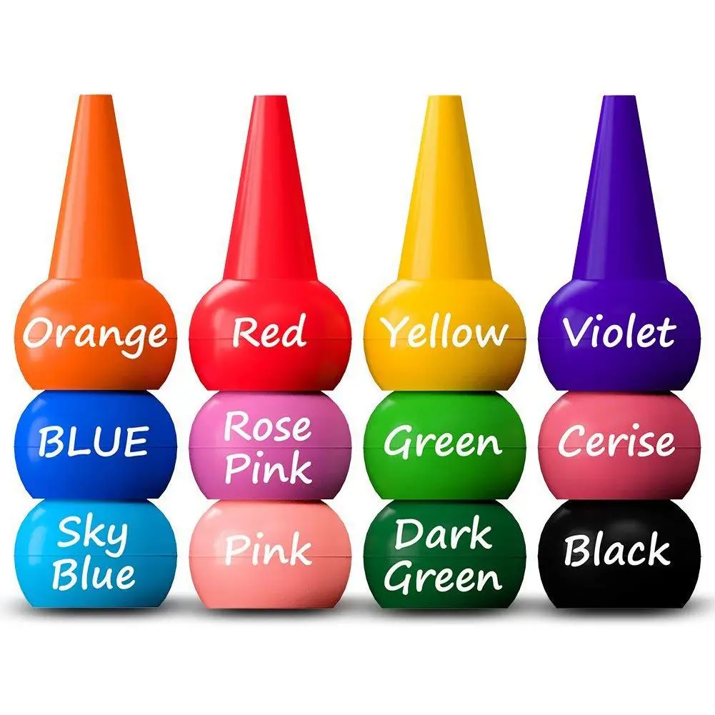 Finger Crayons for Toddlers, 12 Colors Finger Paint Palm Grip Crayons for Babies Toddler Crayons Washable Finger Paint Non tox
Finger Crayons for Toddlers, 12 Colors Finger Paint Palm Grip Crayons for Babies Toddler Crayons Washable Finger Paint Non tox