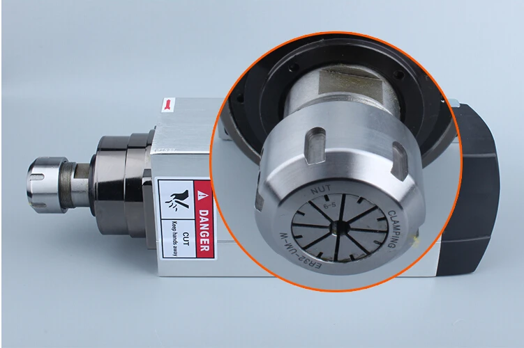 Air cooled spindle 6kw 380V 18000rpm 300HZ with ER32 collet for CNC Wood Router,fast delivery
Air cooled spindle 6kw 380V 18000rpm 300HZ with ER32 collet for CNC Wood Router,fast delivery
