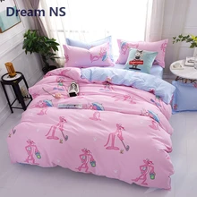AHSNME 3pcs Pink Panther Duvet Cover Set Cute Leopard Bedding Sets Child Cartoon Bedclothes King Queen Euro Size Jogo de Cama
AHSNME 3pcs Pink Panther Duvet Cover Set Cute Leopard Bedding Sets Child Cartoon Bedclothes King Queen Euro Size Jogo de Cama
