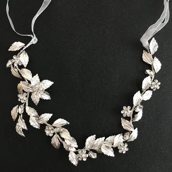SLBRIDAL Silver Color Clear Crystal Rhinestones Leaf Wedding Hair accessories Hairband Bridal Headband Bridesmaids Jewelry Women
SLBRIDAL Silver Color Clear Crystal Rhinestones Leaf Wedding Hair accessories Hairband Bridal Headband Bridesmaids Jewelry Women