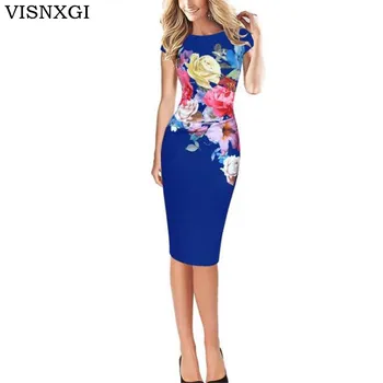 VISNXGI Summer Floral Women Dress Plus Size Elegant Ladies Office Party Dress Vestido Female Slim Sheath Bodycon Dresses S-4XL
VISNXGI Summer Floral Women Dress Plus Size Elegant Ladies Office Party Dress Vestido Female Slim Sheath Bodycon Dresses S-4XL