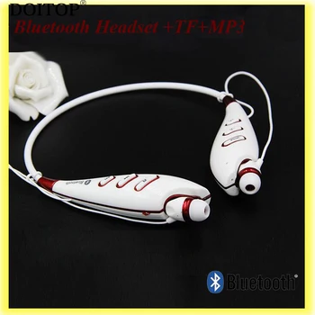 DOITOP Universal Neckband Wireless Bluetooth Sports Running Music Headset Earpiece Stereo Headphone +TF+MP3 Player Earphones