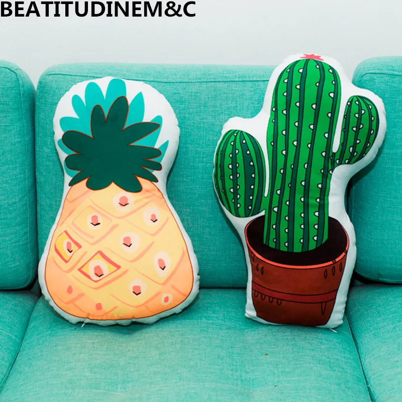 Ins Hawaiian Style Pineapple Cactus Pillow Cushion Plush Toys Children's Room Brown Home Decor Gift
Ins Hawaiian Style Pineapple Cactus Pillow Cushion Plush Toys Children's Room Brown Home Decor Gift