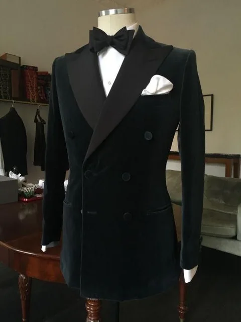 Black Velvet Men Dinner Prom Casual Costum Wedding Tuxedos Groomsmen Wedding Blazer Suits For Men
Black Velvet Men Dinner Prom Casual Costum Wedding Tuxedos Groomsmen Wedding Blazer Suits For Men