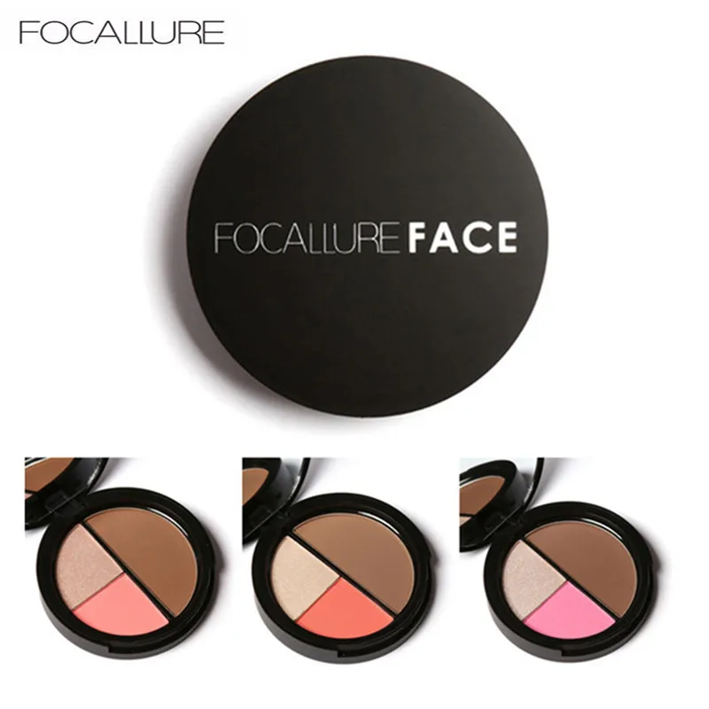 FOCALLURE 3Pcs/Kit Highlighter Makeup Shimmer Powder Highlighter Palette Base Illuminator Highlight Face Contour Cosmetics
FOCALLURE 3Pcs/Kit Highlighter Makeup Shimmer Powder Highlighter Palette Base Illuminator Highlight Face Contour Cosmetics